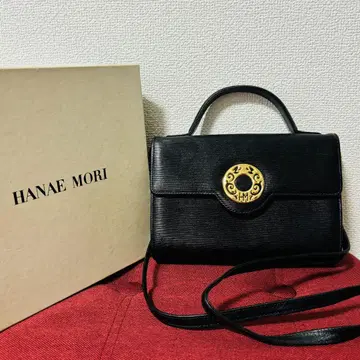 하나에모리 HANAE MORI 포멀 숄더 핸드백 블랙