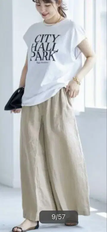 JOURNAL STANDARD 린넨 턱 큐롯 36