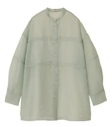 CLANE/ SWITCH SHEER SHIRT 민트 그린