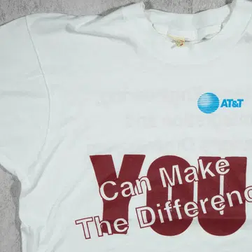 80년대 USA제 기업계 티셔츠 AT&T 빈티지 싱글 스티치