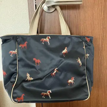 러셋 말 프린트 나일론 백 빅 사이즈