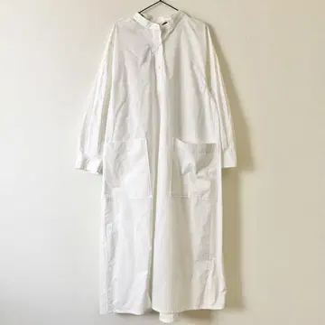 Spick&Span 새상품 코튼 트윌 소매 볼륨 와인 피스 22SS