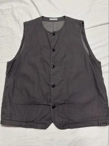 CONFECT Upcycle Lino 린넨 코튼 포플린 크루넥 베스트
