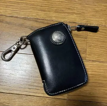 REDMOON 블랙 가죽 키케이스