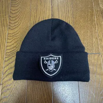 RAIDERS 니트 모자 블랙