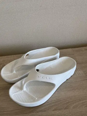테릭 TELIC 리커버리 샌들 W-FLIPFLOP 통굽 화이트
