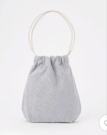 나카가와 마사시치 상점 아마꽃 칠보 자수 복조리 백 새상품