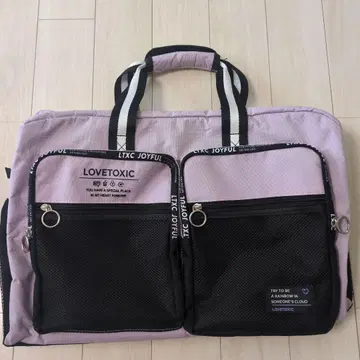 LOVETOXIC 보스턴 백 핑크와 블랙