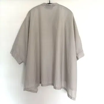 미즈이로 인드 스탠드 카라 와이드 셔츠