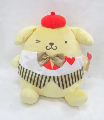 후류 폼폼푸딩 하트 카드놀이 요정 BIG 봉제 인형 - 웃는 얼굴