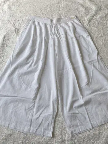 P26 원피스 아래에 입는 카프리 팬츠 크롭 고급 인도 면 100 가우초