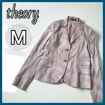 띠어리 theory 아우터 테일러드 자켓 M 사이즈 상당 체크