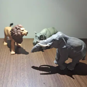 아니아 라이온 코끼리 피규어 3종 세트