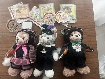 다피, 셰리 메이, 젤라토니, 할로윈 봉제 인형 배지 3개 세트