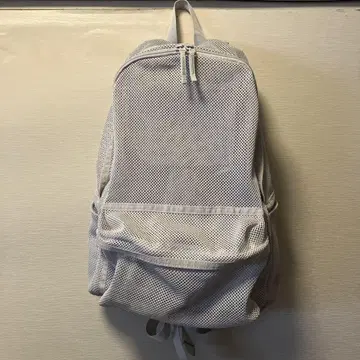 MUJI 화이트 메쉬 백팩 백팩