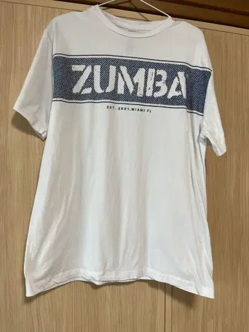 ZUMBA 화이트 정품 티셔츠