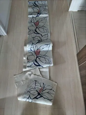 하카타 오리 순수 실크 오비 옷감