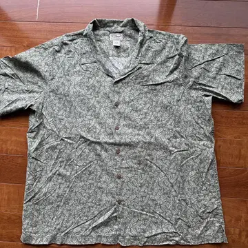L.L.Bean 알로하 셔츠 XL 사이즈 잎 패턴