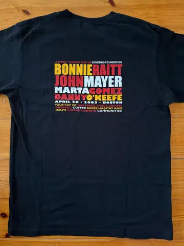 Bonnie Raitt John Mayer 외 베네피트 티셔츠 02