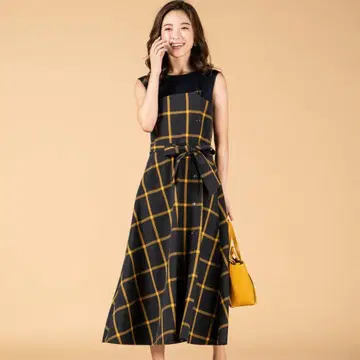 새상품 퀸즈 코트의 뷔스티에 레이어드 스타일 원피스