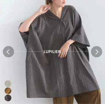 lupilien 루피리안 빅 셔츠 튜닉 가디건 인도 면