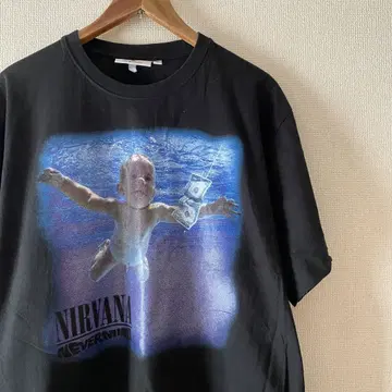 NIRVANA NEVER MIND 네버 마인드 티셔츠 빈티지