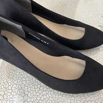 randa 블랙 스웨이드 펌프스 24.5cm
