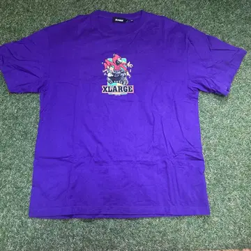 XLARGE 퍼플 티셔츠 L 사이즈