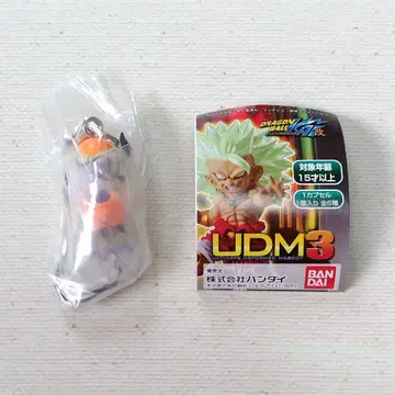 드래곤볼 UDM 3 칠드 키링 스트랩 블랙 끈