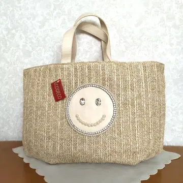 ECODECO 스트로우 백 토트백