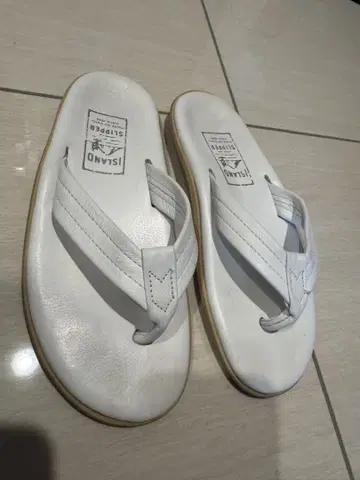 ISLAND SLIPPER PT202 화이트 가죽