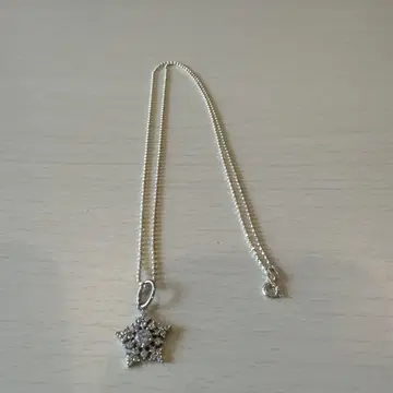 가마쿠라 리틀 라군 별 모양 크리스탈 펜던트 목걸이 58cm