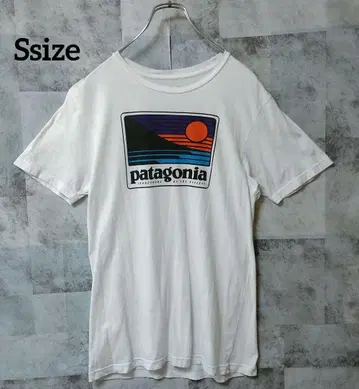 Patagonia 파타고니아 화이트 Ssize 반팔 티셔츠