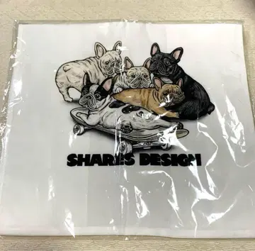 SHARES DESIGN 프렌치불독 에코백 TES 프렌치 불독