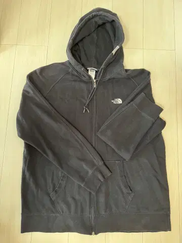 THE NORTH FACE 블랙 집업 후드티 XL