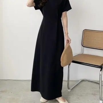 허리 턱 컷 원피스