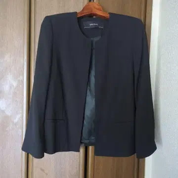 자라 노카라 자켓 블랙