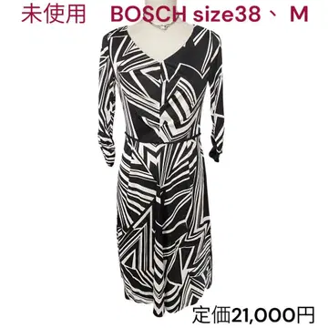 미사용 BOSCH 모노톤 미형 저지 원피스 38, M, 9호