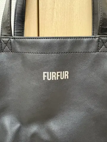 FURFUR 블랙 토트백