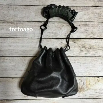 [가격 협상 환영] 토르토아고 tortoago 프릴 숄더백 가죽