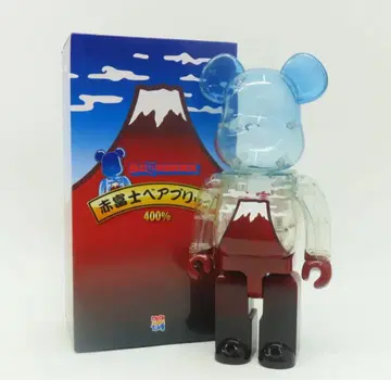 메디콤토이 BE@RBRICK 베어브릭 빨간색 후지 400%