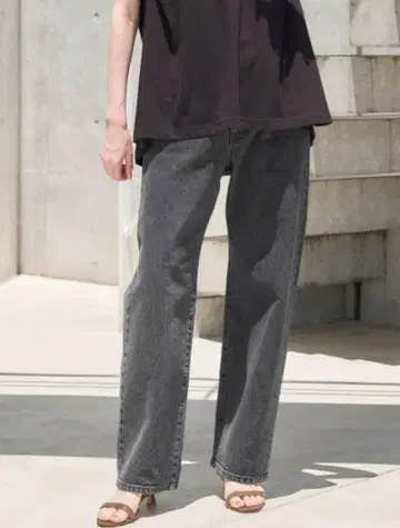 SLOBE IENA LE DENIM 스트레이트 팬츠