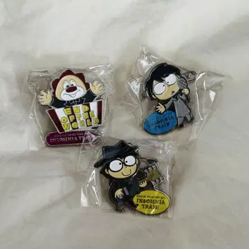 세카오와 INSOMNIA TRAIN 회장 한정판 가챠가챠 배지