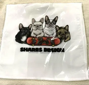 SHARES DESIGN 프렌치불독 에코백 TES 프렌치 불독