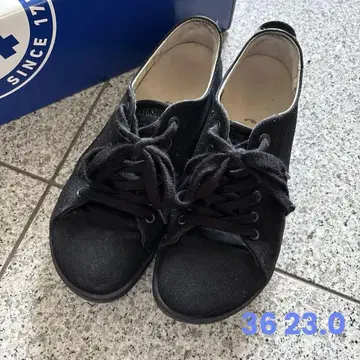 BIRKENSTOCK 스니커즈 36 캔버스 로우 컷 스니커즈