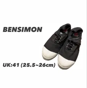 58 BENSIMON 벤시몬 26cm 캔버스 스니커즈 슬립온