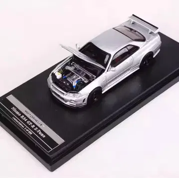 스카이라인 GTR R34 니스모 Z Tune 실버 미개봉 새상품