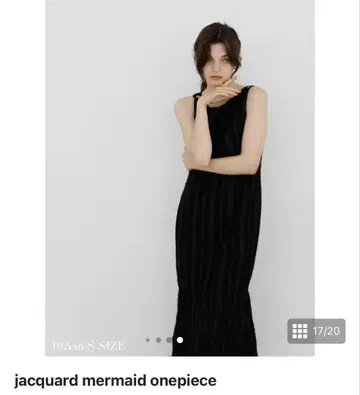 자카드 메리드 원피스 카트린 도쿄