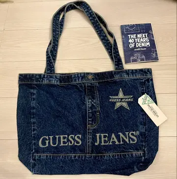 GUESS JEANS 데님 토트백 게스 데님 토트백