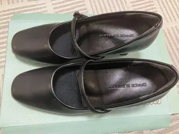 블랙 마리 페어 스타일 펌프스 22cm